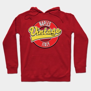 Naples italy vintage style logo Hoodie